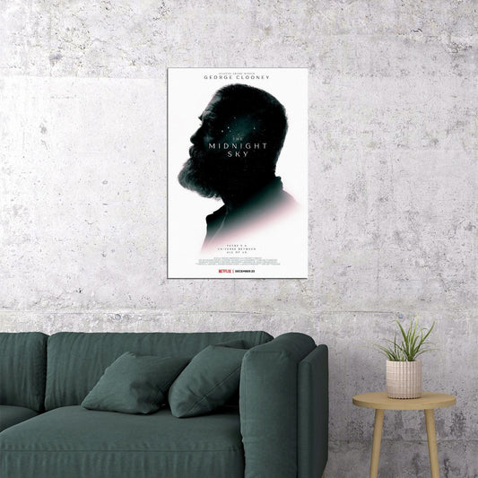 The Midnight Sky Movie 2021 Dram Science Fiction Poster Wall Art Print Home Wall Decor