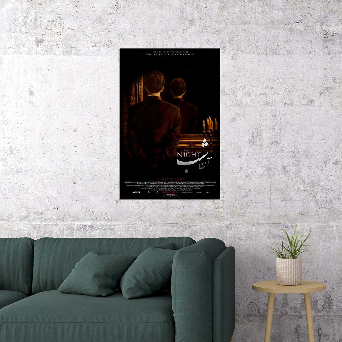 The Night Movie 2021 It Never Ends Horror Mystery Poster Wall Art Print Home Wall Decor