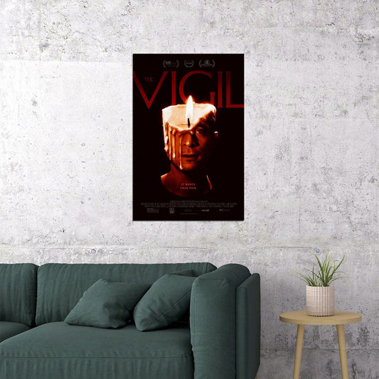 The Vigil Movie 2021 Horror Mystery Thriller Poster Wall Art Print Home Wall Decor