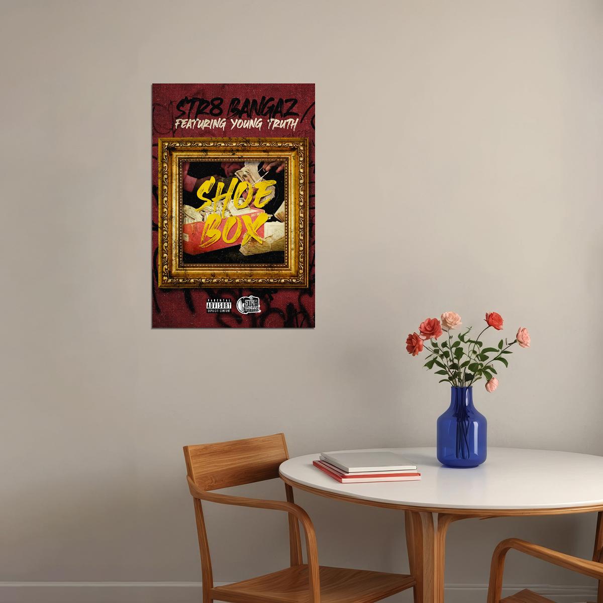 Str8 Bangaz Shoe Box Rapper Singer Poster Wall Art Print Home Wall Decor - xonomax