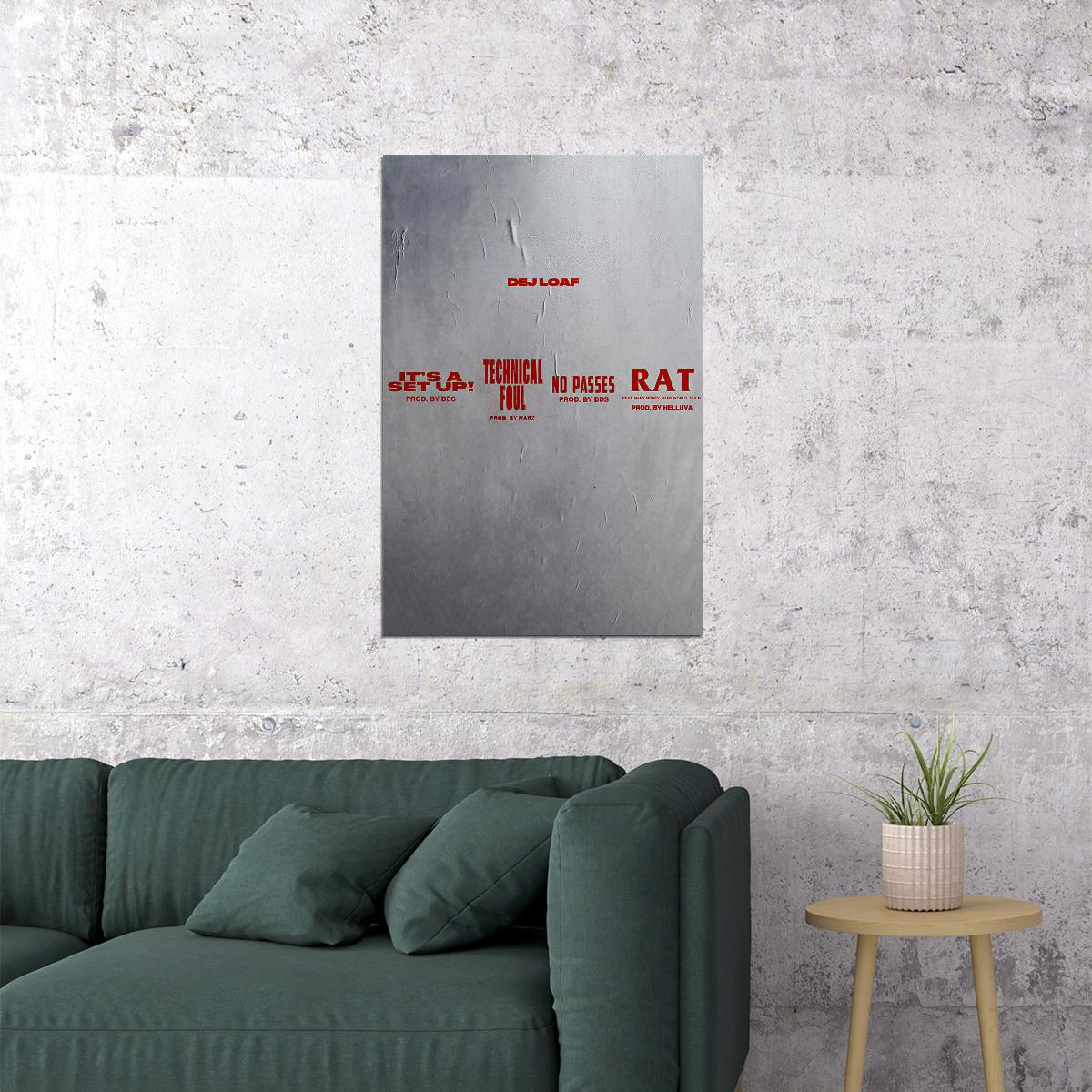 Dej Loaf It's A Set Up Musician Singer Poster Wall Art Print Home Wall Decor - xonomax