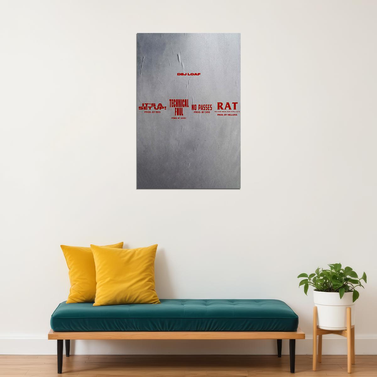 Dej Loaf It's A Set Up Musician Singer Poster Wall Art Print Home Wall Decor - xonomax