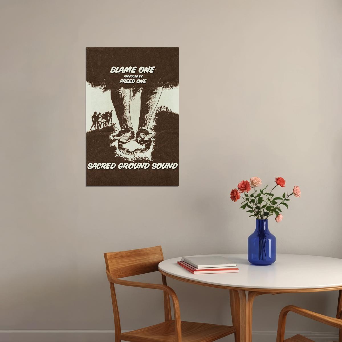 Blame And Preed One Sacred Ground Sound Poster Wall Art Print Home Wall Decor - xonomax
