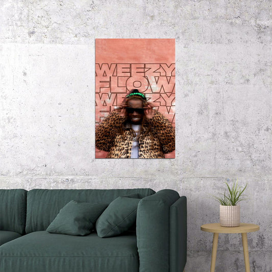 Lil Wayne And Lil Uzi Vert Weezy Flow Rapper Music Album Poster Wall Art Print Home Wall Decor - xonomax