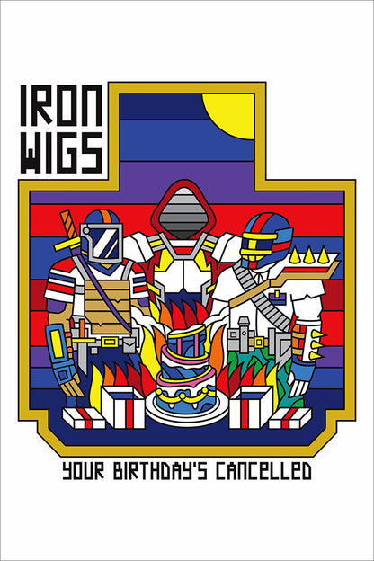 Iron Wigs Your Birthday's Cancelled Musician Song Album Poster Wall Art Print Home Wall Decor - xonomax