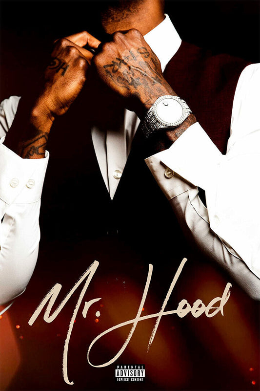 Ace Hood Mr. Hood Musician Music Album Poster Wall Art Print Home Wall Decor - xonomax