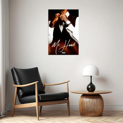 Ace Hood Mr. Hood Musician Music Album Poster Wall Art Print Home Wall Decor - xonomax