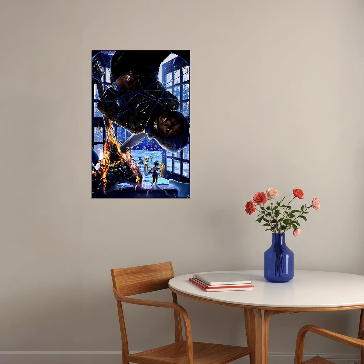 A Boogie Wit Da Hoodie Lil Uzi Vert Artist Poster Wall Art Print Home Wall Decor - xonomax