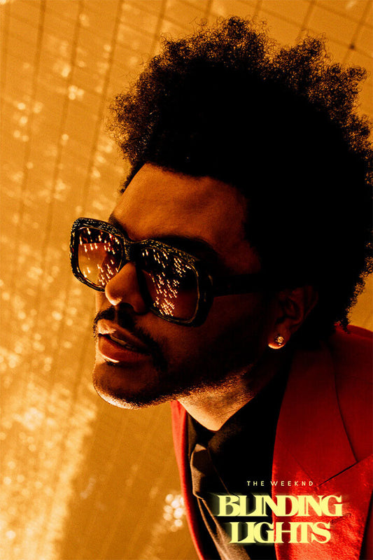 The Weeknd Blinding Lights Single Cover 2019 Poster Wall Art Print Home Wall Decor - xonomax
