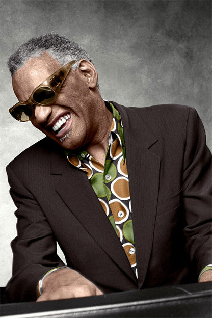 Musician Ray Charles Pianist Artist Poster Wall Art Print Home Wall Decor - xonomax