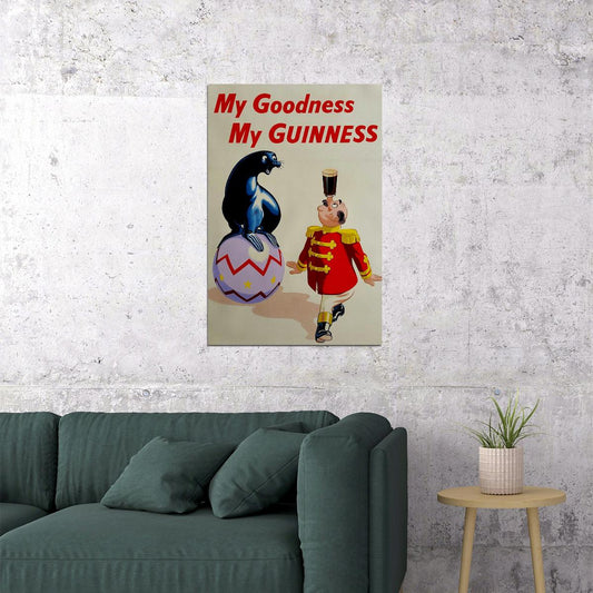 My Goodness My Guinness Vintage Poster Wall Art Print Home Wall Decor - xonomax