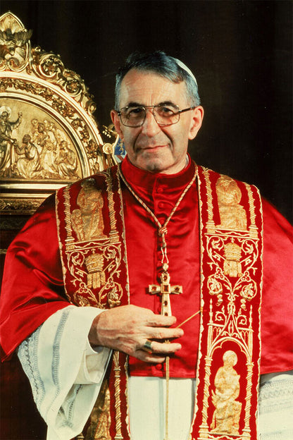 Pope John Paul I At Inaugural Mass Poster Wall Art Print Home Wall Decor - xonomax