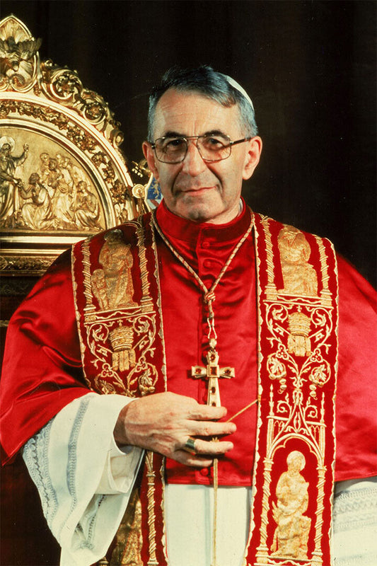 Pope John Paul I At Inaugural Mass Poster Wall Art Print Home Wall Decor - xonomax