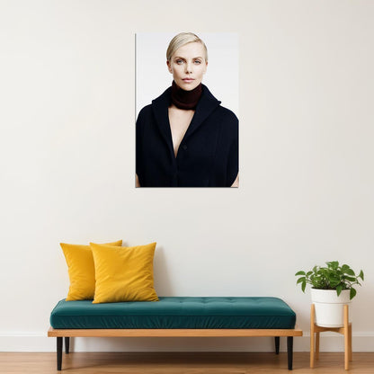 Charlize Theron Attending Movie Premiere Poster Wall Art Print Home Wall Decor - xonomax