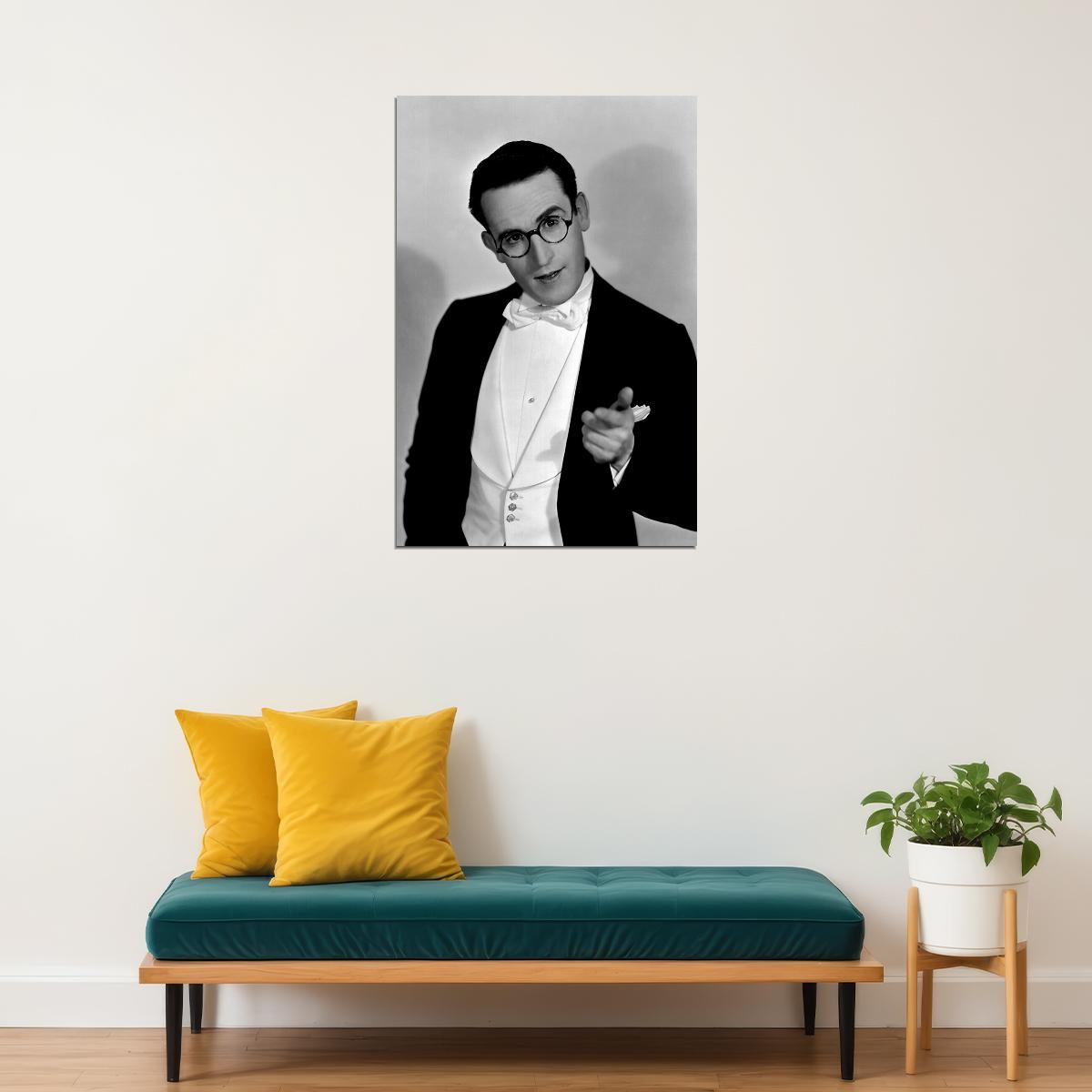 Harold Lloyd Old Film Star Safety Last Movie Poster Wall Art Print Home Wall Decor - xonomax