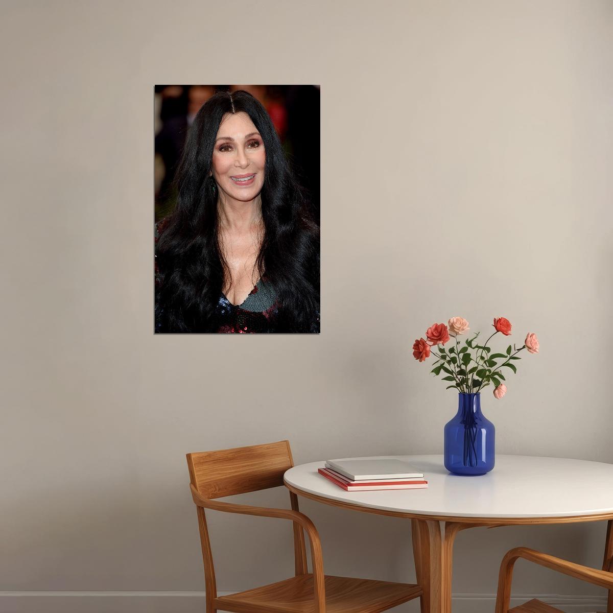 Cher Images Actor American Singer Poster Wall Art Print Home Wall Decor - xonomax