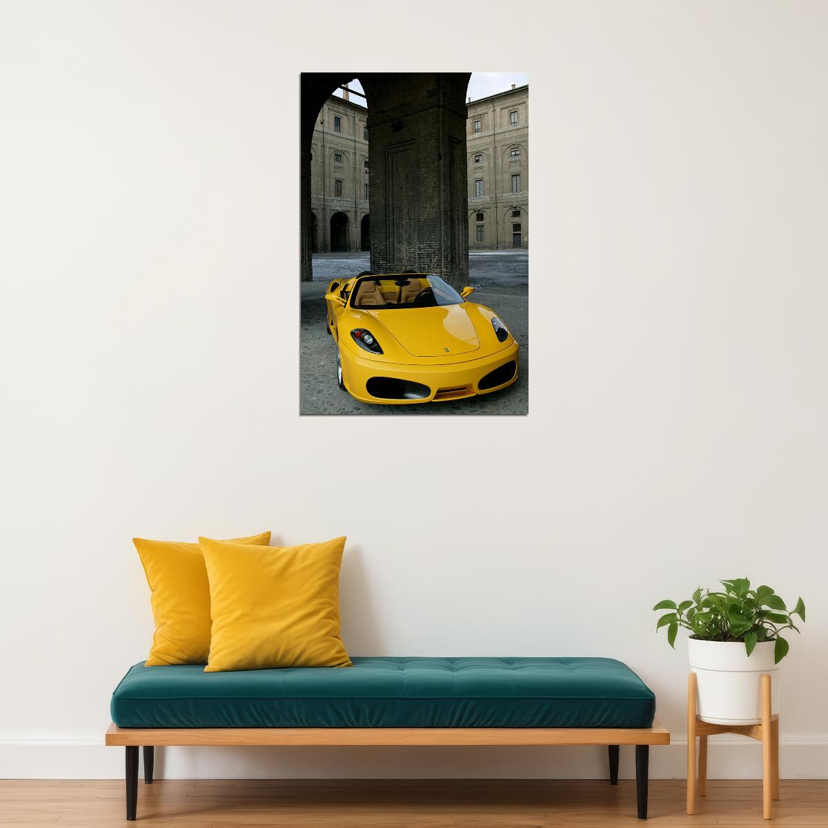 Ferrari F430 Spider Sport Automobile Poster Wall Art Print Home Wall Decor - xonomax