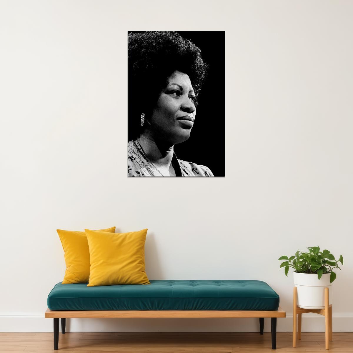 Portrait Of Novelist Toni Morrison Poster Wall Art Print Home Wall Decor - xonomax