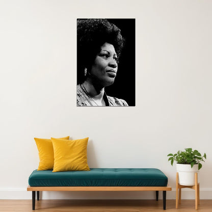 Portrait Of Novelist Toni Morrison Poster Wall Art Print Home Wall Decor - xonomax