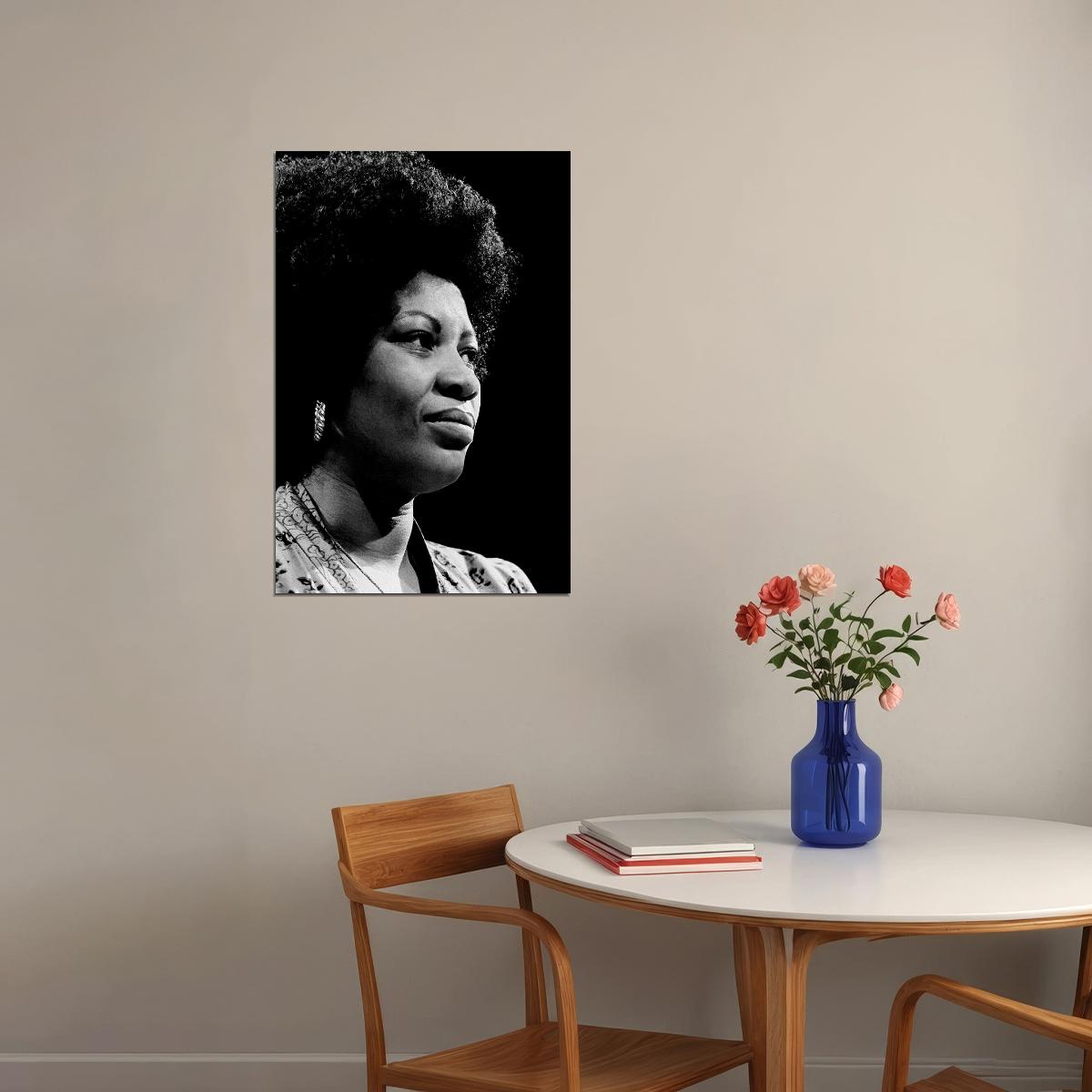 Portrait Of Novelist Toni Morrison Poster Wall Art Print Home Wall Decor - xonomax