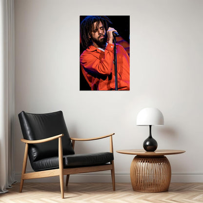 J Cole Rapper Hip Hop Artist Music Singer Poster Wall Art Print Home Wall Decor - xonomax