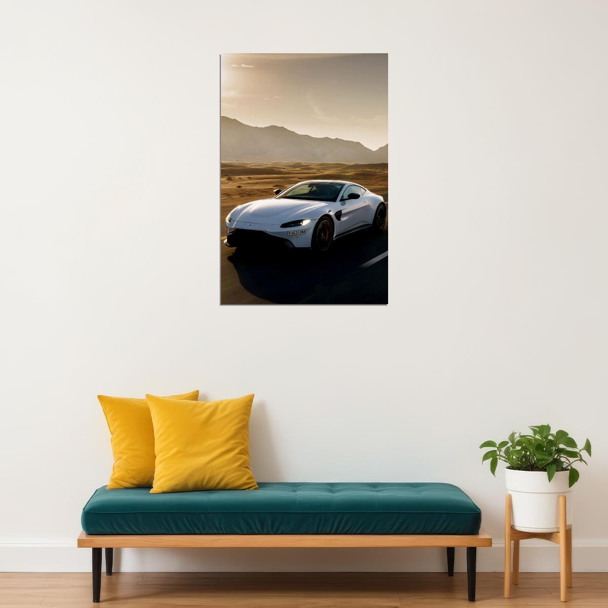 Aston Martin Amv10 Concept 2008 Cars Poster Wall Art Print Home Wall Decor - xonomax