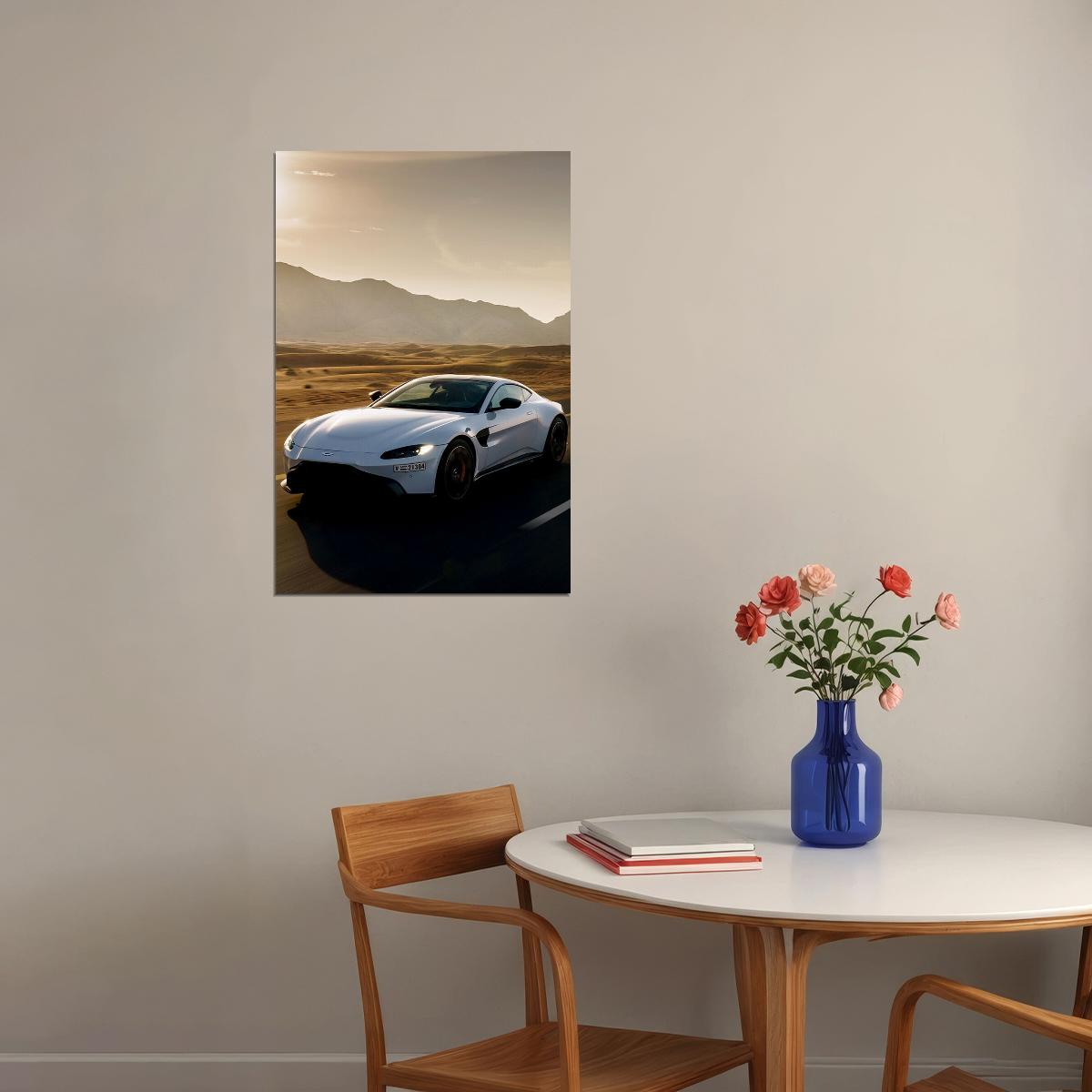 Aston Martin Amv10 Concept 2008 Cars Poster Wall Art Print Home Wall Decor - xonomax