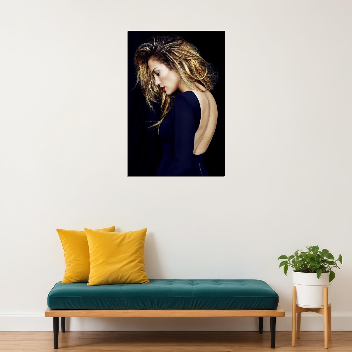 Jennifer Lopez American Actor Singer Artist Poster Wall Art Print Home Wall Decor - xonomax