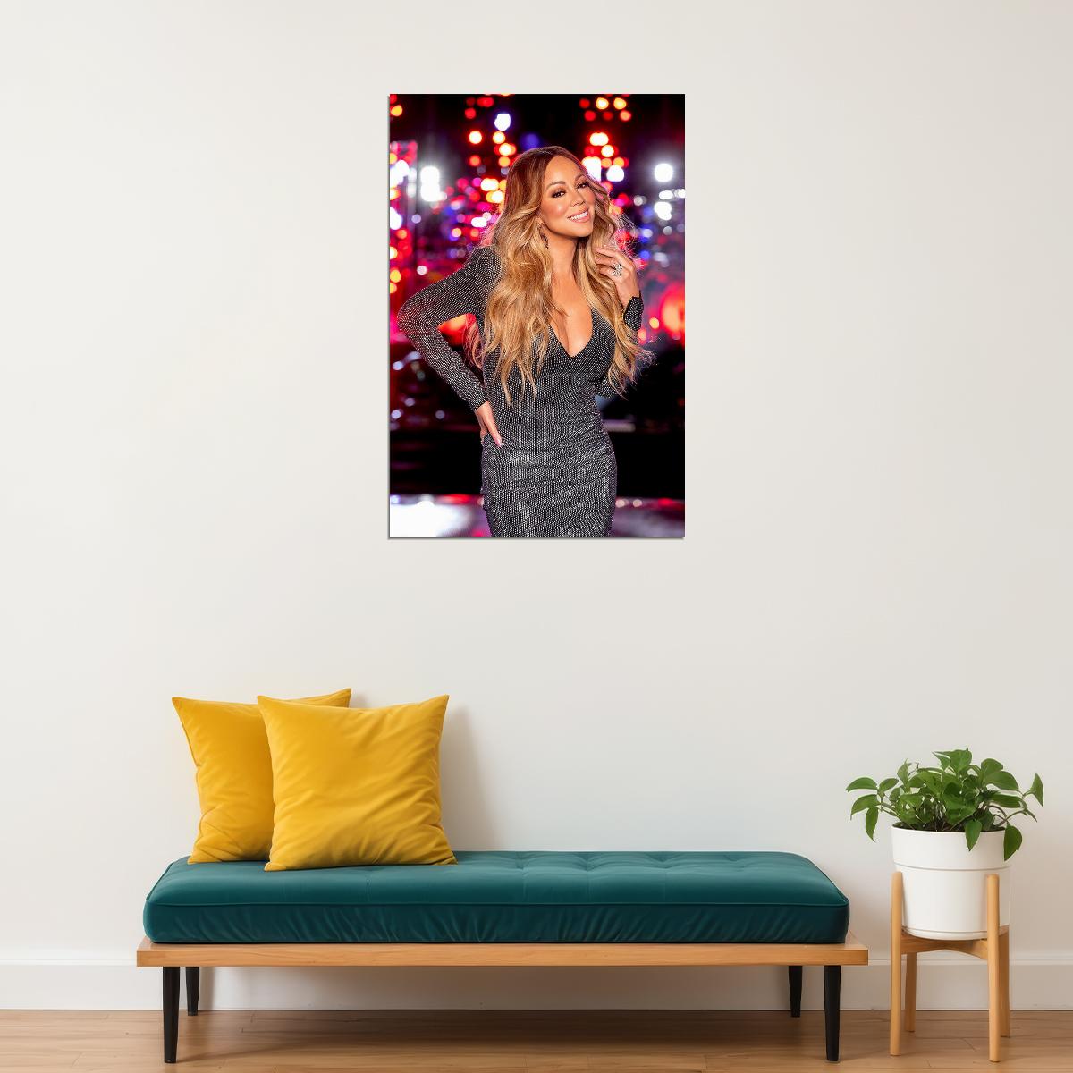Mariah Carey Singer Songwriter Artist Poster Wall Art Print Home Wall Decor - xonomax