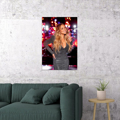 Mariah Carey Singer Songwriter Artist Poster Wall Art Print Home Wall Decor - xonomax