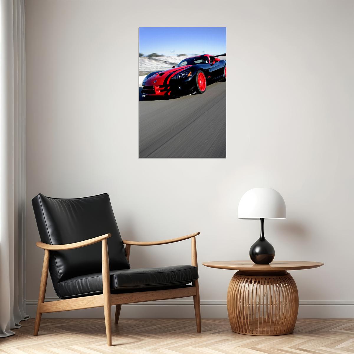 Sport Cars Dodge Viper Srt10 2010 Landscape Poster Wall Art Print Home Wall Decor - xonomax