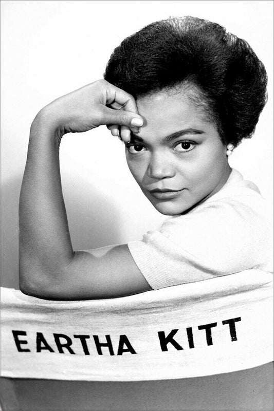 Eartha Kitt American Singer Vintage Poster Wall Art Print Home Wall Decor - xonomax
