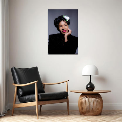 Billie Holiday Musician Lyrics Writer Poster Wall Art Print Home Wall Decor - xonomax