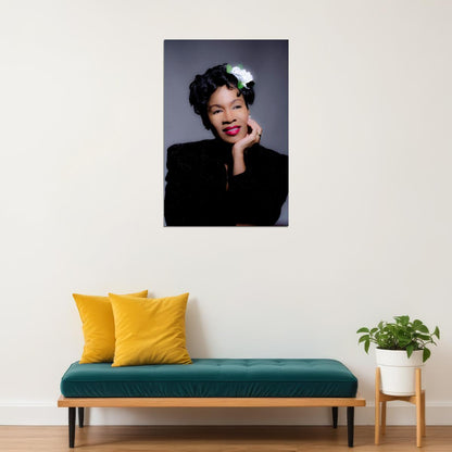 Billie Holiday Musician Lyrics Writer Poster Wall Art Print Home Wall Decor - xonomax