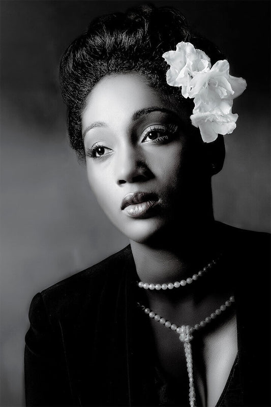 Billie Holiday Lyrics Writer Musician Poster Wall Art Print Home Wall Decor - xonomax