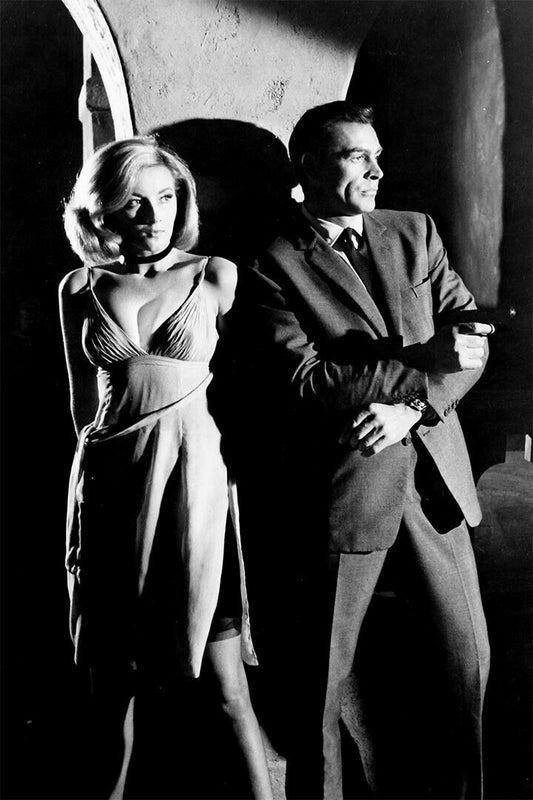 Sean Connery And Daniela Bianchi In Movie Still Poster Wall Art Print Home Wall Decor