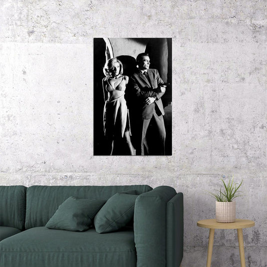 Sean Connery And Daniela Bianchi In Movie Still Poster Wall Art Print Home Wall Decor