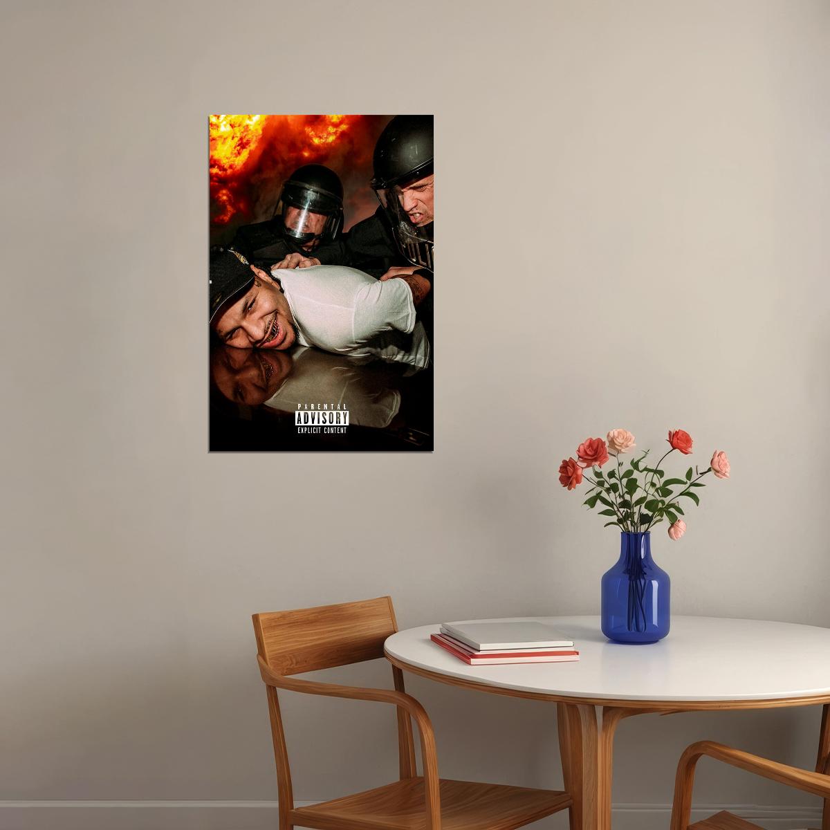 Slayter World Got Me Up Vol. 1 Music Album Poster Wall Art Print Home Wall Decor - xonomax
