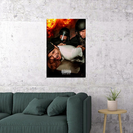 Slayter World Got Me Up Vol. 1 Music Album Poster Wall Art Print Home Wall Decor - xonomax