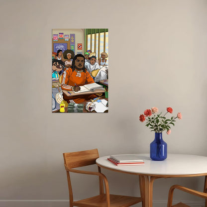 Tee Grizzley Meek Mill Lil Baby The Smartest Poster Wall Art Print Home Wall Decor - xonomax