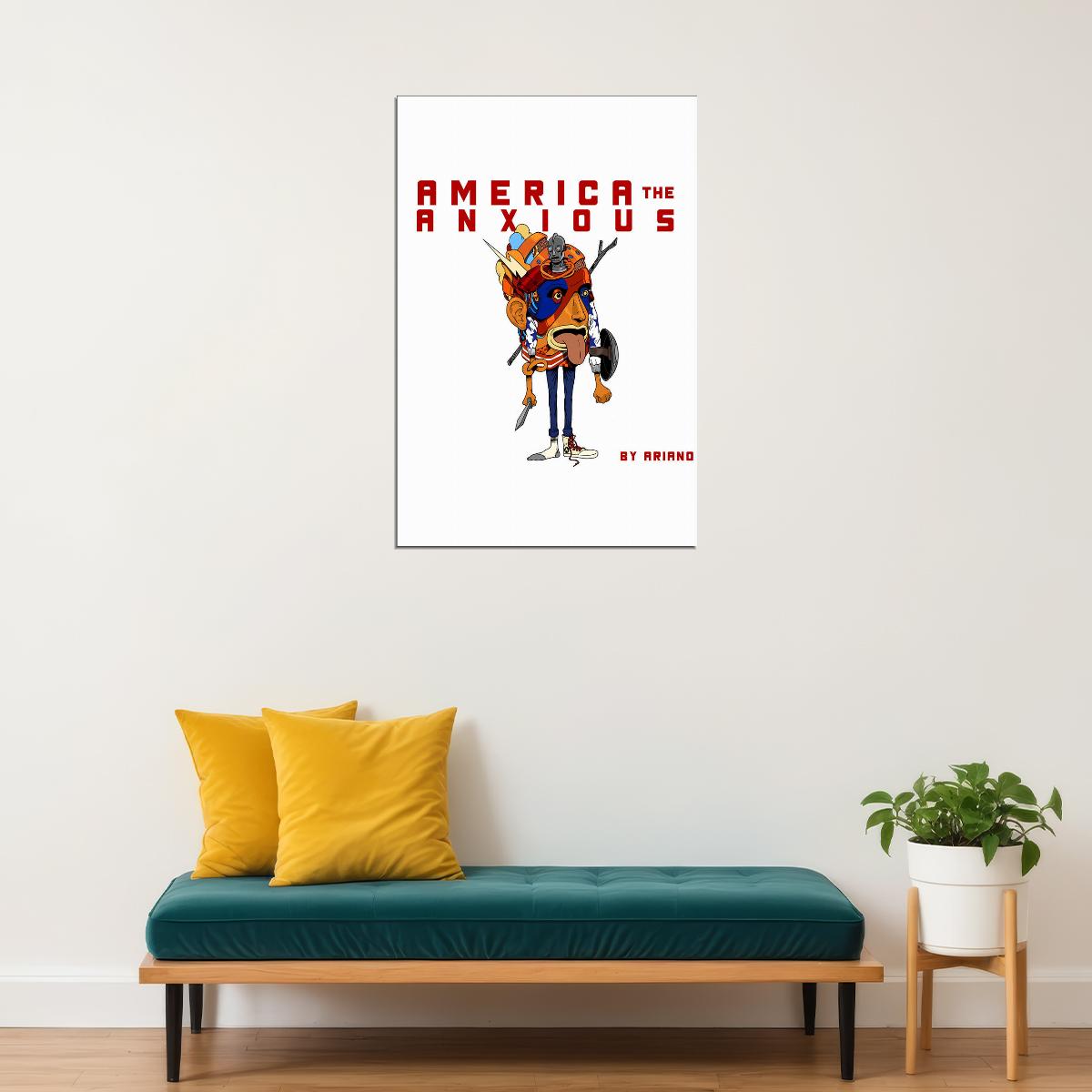 Ariano America The Anxious Album Upbeat Songs Poster Wall Art Print Home Wall Decor - xonomax