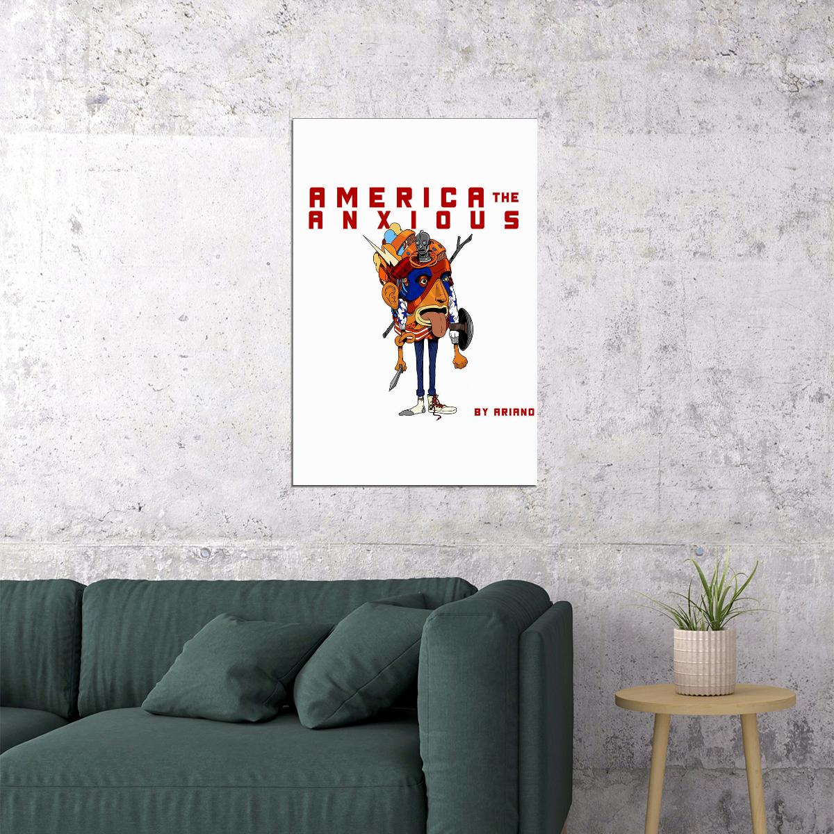Ariano America The Anxious Album Upbeat Songs Poster Wall Art Print Home Wall Decor - xonomax