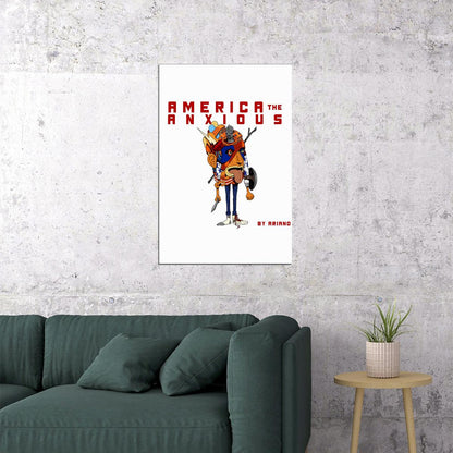 Ariano America The Anxious Album Upbeat Songs Poster Wall Art Print Home Wall Decor - xonomax