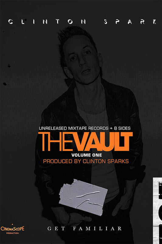 Clinton Sparks The Vault Vol. 1 Rap Singer Poster Wall Art Print Home Wall Decor - xonomax