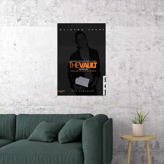 Clinton Sparks The Vault Vol. 1 Rap Singer Poster Wall Art Print Home Wall Decor - xonomax