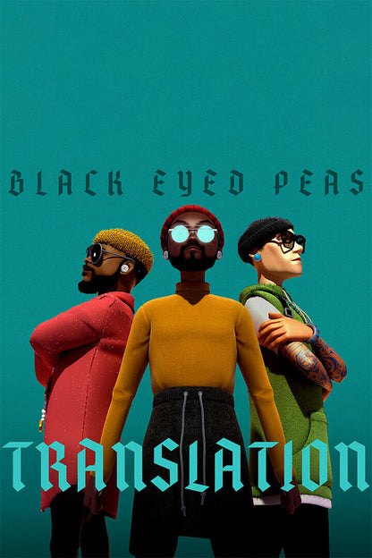 Black Eyed Peas Translation Musician Poster Wall Art Print Home Wall Decor - xonomax