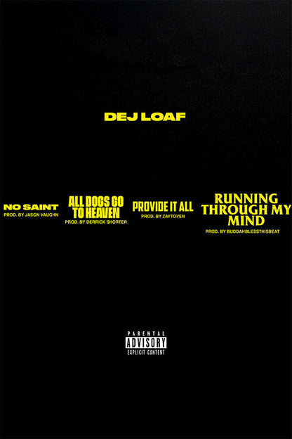 Dej Loaf No Saint Musician Singer Poster Wall Art Print Home Wall Decor - xonomax