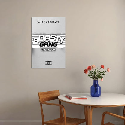 Wiley Presents Boasty Gang Music Album Singers Poster Wall Art Print Home Wall Decor - xonomax