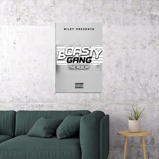 Wiley Presents Boasty Gang Music Album Singers Poster Wall Art Print Home Wall Decor - xonomax