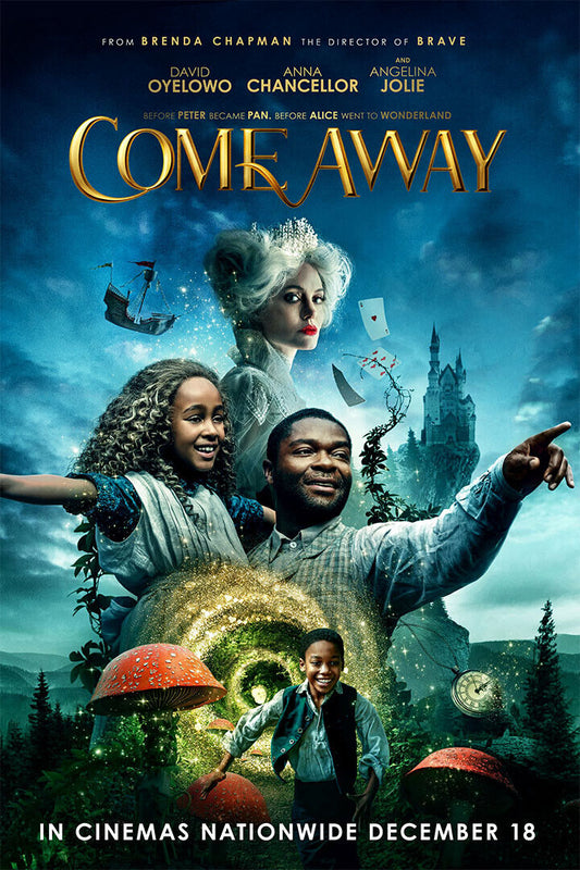 Come Away 2021 Movie Adventure Drama Action Fantasy Poster Wall Art Print Home Wall Decor